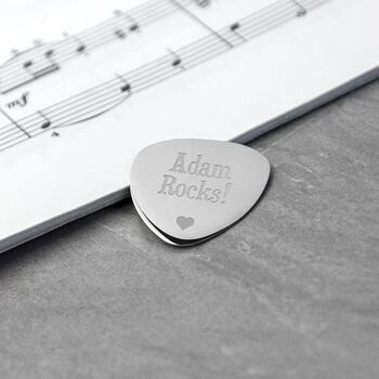 Personalised Secret Message Guitar Plectrum, 8 of 12