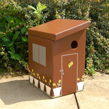 Personalised Garden Shed Bird Box, 4 of 7