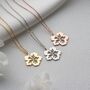 Tropical Hibiscus Flower Necklace, thumbnail 8 of 11