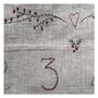 Embroidered Cotton Advent Calendar, thumbnail 2 of 2