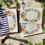 Whimsical Floral Garden Save The Date Card, thumbnail 5 of 6