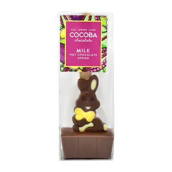 Easter Bunny Milk Hot Chocolate Spoon Four Pack, 3 of 3