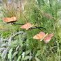 Three Copper Butterflies Garden Stakes, thumbnail 4 of 9