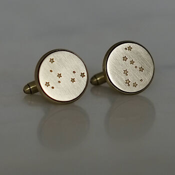 Solid Bronze Constellation Cufflinks, 2 of 12