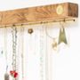 Personalised Oak And Brass Jewellery Stand, thumbnail 4 of 7