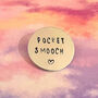 Hand Stamped Pocket Smooch Token Valentines Day Gift, thumbnail 1 of 4