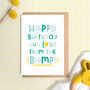Happy Birthday From The Bump Card, thumbnail 3 of 12