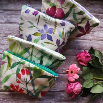 Luxury Handmade Floral Makeup Bag, 6 of 6