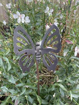 Birds And Insects Garden Feature Stake Handmade Small, 6 of 8