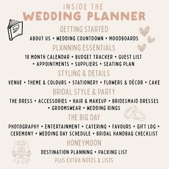 Personalised Eucalyptus Wedding Planner Engagement Gift, 11 of 12