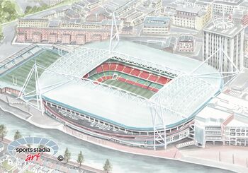 Principality Stadium Fine Art Print, 2 of 3