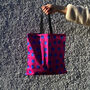 Patterned Cotton Drill Tote Bag, thumbnail 3 of 12