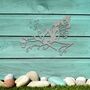 Whimsical Fairy On Branch Metal Wall Art With Lantern, thumbnail 6 of 11