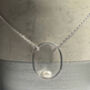 Handmade Sterling Silver Pearl Necklace, thumbnail 4 of 6