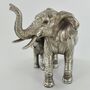 Elephant Family Silver Figurine, thumbnail 4 of 6