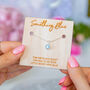 'Something Blue' Aquamarine Wedding Necklace, thumbnail 1 of 8