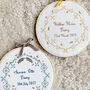 Embroidered Name Hoop Floral, thumbnail 5 of 7
