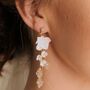 Hydrangea Bridal Drop Earrings, thumbnail 1 of 2