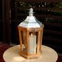 Decorative Lantern Candle Holder With Glass Panels, thumbnail 1 of 6