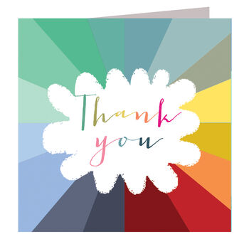 Colourful Thank You Card, 2 of 5