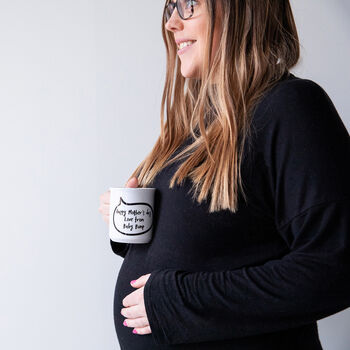 Personalised Mother To Be Speech Bubble Mug From Bump, 2 of 4