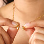 Gold Stainless Steel Magnetic Heart Pendant Necklace, thumbnail 5 of 5