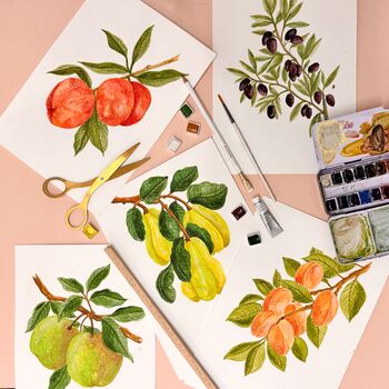 2025 Fruit Illustration Wall Calendar, 9 of 12