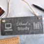 Personalised Study Slate Sign, thumbnail 1 of 4