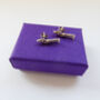 Sterling Silver Figure Stud Earrings, thumbnail 6 of 7