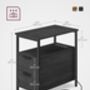 Slim Side Table Charging Station Drawers, thumbnail 2 of 8