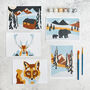 Letterbox Gift Paint By Numbers Winter Collection, thumbnail 6 of 6