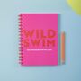 Wild Swim Journal A5 | Pink And Red, thumbnail 8 of 11