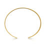 Personalised Cuff Bangle 18 K Gold Plated Solid Silver, thumbnail 3 of 6