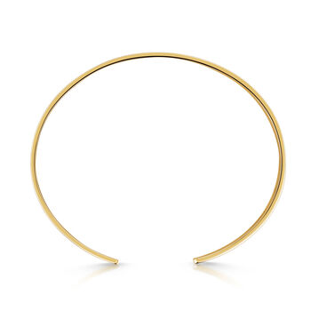 Personalised Cuff Bangle 18 K Gold Plated Solid Silver, 3 of 6
