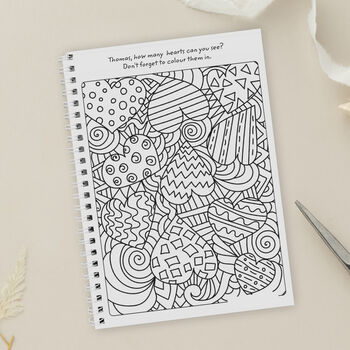 Personalised Wedding Activity And Colouring Book For Kids, 8 of 11