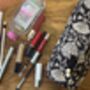 Block Print Washbag, Make Up Pouch, Travel Kit, thumbnail 1 of 12