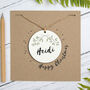 Personalised Christmas Decoration Card, thumbnail 1 of 3