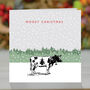 Mooey Christmas To You Pun Xmas Card, thumbnail 1 of 2
