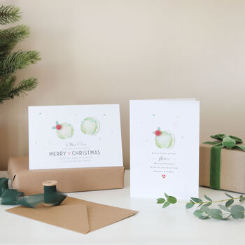 Personalised Christmas Sprout Card, 3 of 3