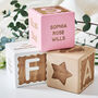 Personalised Scalloped Christening Keepsake Block, thumbnail 3 of 7