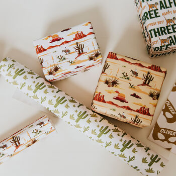 Luxury Wild West Wrapping Paper, 4 of 6