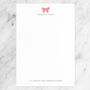 Personalised Pink Bow Letter Writing Set, thumbnail 4 of 6