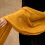100% Mulberry Silk Scarf Gold In Gift Box, thumbnail 6 of 7