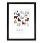 Flock Of Sheep Art Print, thumbnail 2 of 8