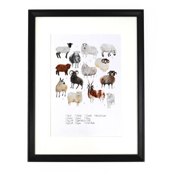 Flock Of Sheep Art Print, 2 of 8