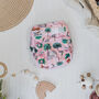Pink Safari Pattern All In One Reusable Nappy, thumbnail 3 of 6