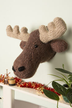 Giant Moose Head Knitting Kit, 5 of 8