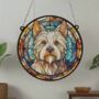 West Highland Terrier Stained Glass Effect Suncatcher, thumbnail 6 of 6