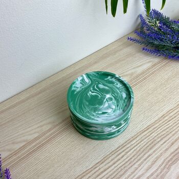 Emerald Green Drinks Coaster With Lip, 4 of 7