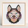 Mandala Husky Diamond Painting Craft Kit, thumbnail 1 of 2
